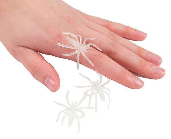 Spider Rings - Glow in the Dark Novelty Jewelry for Kids