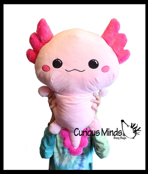 Axolotl Cute Large And Jumbo Plush Stuffed Animals - Adorable Soft And ...