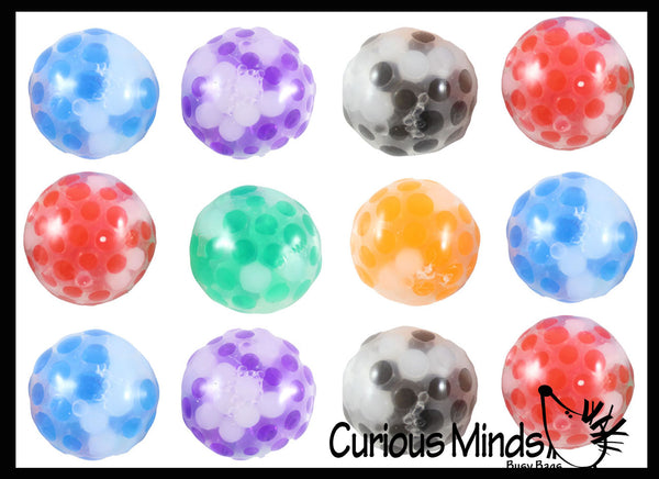 Mini Water Bead Filled Stress Balls 1.5 Stress Ball Glob Balls - Squi