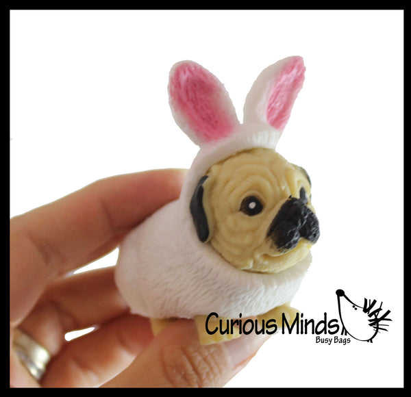 2 Cute Dog in Costumes - Doggy Lover Sensory Fidget Toy Weighted Removable  Costume Doll (Random Costume) 