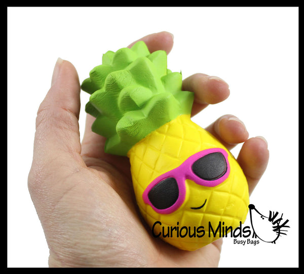 Mini Squishy Slow Rise Foam Pineapple - Sensory, Stress, Fidget Toy 