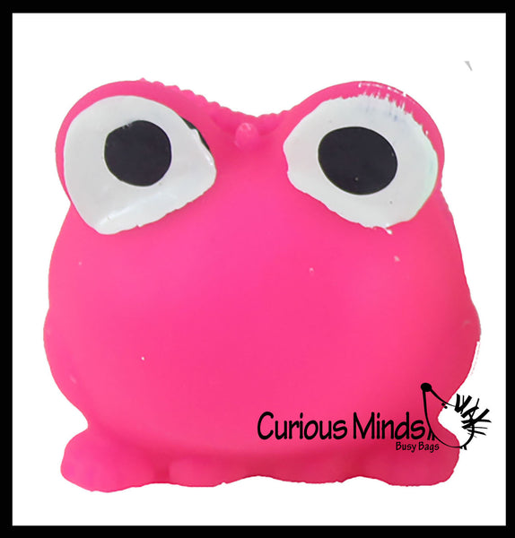 6 Mini Puffer Frogs - Small Novelty Toy - Party Favors - Air Filled Sensory  Fidget Toys - Cute Tiny Fidget Toys - Adorable (ALL 6 COLORS) 