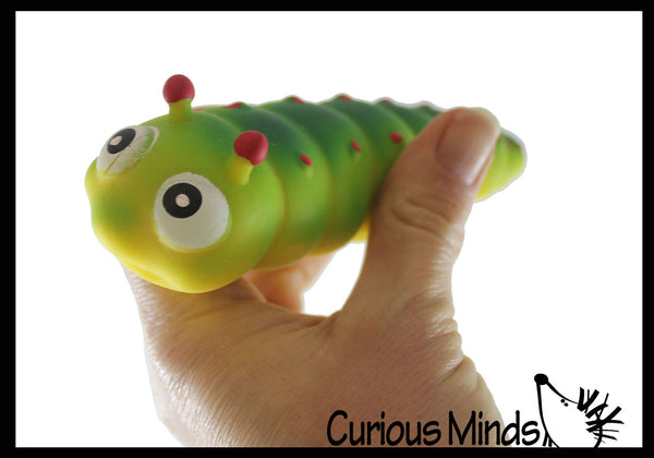  2 Sand Filled Stretchy Caterpillar - Moldable Sensory