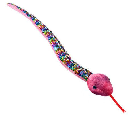 Pink cheap stuffed snake