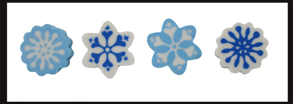 Mini Erasers Count the Phonemes Task Box Snowflake Sounds