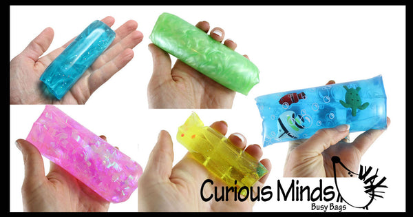 Fashion squishy glitter tube