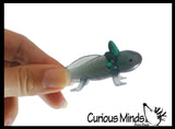 Realistic 2.5" Colorful Tiny Axolotls Figurines - Mini Toys - Small Novelty Prize Toy - Party Favors - Collectable Gift