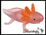 Realistic 2.5" Colorful Tiny Axolotls Figurines - Mini Toys - Small Novelty Prize Toy - Party Favors - Collectable Gift