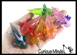 Realistic 2.5" Colorful Tiny Axolotls Figurines - Mini Toys - Small Novelty Prize Toy - Party Favors - Collectable Gift