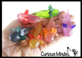 Realistic 2.5" Colorful Tiny Axolotls Figurines - Mini Toys - Small Novelty Prize Toy - Party Favors - Collectable Gift