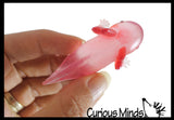 Realistic 2.5" Colorful Tiny Axolotls Figurines - Mini Toys - Small Novelty Prize Toy - Party Favors - Collectable Gift