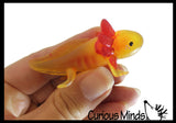 Realistic 2.5" Colorful Tiny Axolotls Figurines - Mini Toys - Small Novelty Prize Toy - Party Favors - Collectable Gift