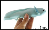 NEW - Large Axolotl Cute Sea Creatures Stretchy and Squeezy Toy - Soft Doh Filled - Fidget Stress Ball