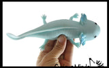 NEW - Large Axolotl Cute Sea Creatures Stretchy and Squeezy Toy - Soft Doh Filled - Fidget Stress Ball