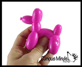 Mini Balloon Dog Doh Filled Stress Ball - Cute Squishy Sensory Fidget Toy - Party Favors & Prizes