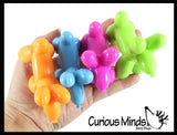 Mini Balloon Dog Doh Filled Stress Ball - Cute Squishy Sensory Fidget Toy - Party Favors & Prizes