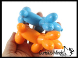 Mini Balloon Dog Doh Filled Stress Ball - Cute Squishy Sensory Fidget Toy - Party Favors & Prizes