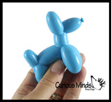 Mini Balloon Dog Doh Filled Stress Ball - Cute Squishy Sensory Fidget Toy - Party Favors & Prizes