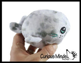 NEW - Cute Ball Plush Stuffed Animals- Adorable Mini Plushie Stuffie - Cat, Dog, Frog, Panda, Sloth, Giraffe, Penguin