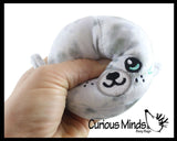 NEW - Cute Ball Plush Stuffed Animals- Adorable Mini Plushie Stuffie - Cat, Dog, Frog, Panda, Sloth, Giraffe, Penguin