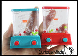 3 Different Styles Small Water Games - Push Button to Push Water and Play - Hand Held Travel Arcade Game - Party Favors