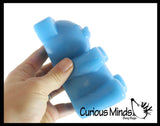 Large Sticky Mochi Gummy Bear - Large Solid Squishy Sensory Fidget Toy Giggly Wiggly Toy