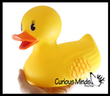 Jumbo 10.5" Rubber Ducky - Floating Duck Toy - Large Decoration Bath Pool Duckie