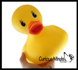 Jumbo 10.5" Rubber Ducky - Floating Duck Toy - Large Decoration Bath Pool Duckie