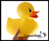 Jumbo 10.5" Rubber Ducky - Floating Duck Toy - Large Decoration Bath Pool Duckie