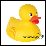 Jumbo 10.5" Rubber Ducky - Floating Duck Toy - Large Decoration Bath Pool Duckie