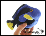 Cute Blue Tang Fish Plush Stuffed Animals- Adorable Mini Plushie