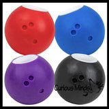 NEW - Bowling Pin in a Bowling Ball - Adorable Pop Up Fidget Toy - Cute Squeeze Fun Fidget - Unique OT Hand Strength, Fine Motor