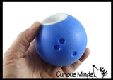 NEW - Bowling Pin in a Bowling Ball - Adorable Pop Up Fidget Toy - Cute Squeeze Fun Fidget - Unique OT Hand Strength, Fine Motor