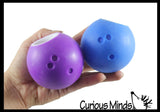 NEW - Bowling Pin in a Bowling Ball - Adorable Pop Up Fidget Toy - Cute Squeeze Fun Fidget - Unique OT Hand Strength, Fine Motor