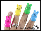 Easter Mix - Bunny Rings and Bunny Puppets - Fun Easter Party Favors Gifts Prizes