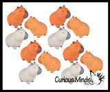 NEW - Capybara Squishy Squeeze Stress Ball Soft Doh Filling - Like Shaving Cream - Sensory, Fidget Toy