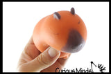 NEW - Capybara Squishy Squeeze Stress Ball Soft Doh Filling - Like Shaving Cream - Sensory, Fidget Toy