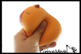 NEW - Capybara Fidget Set of 3 -  Slow Rise Squishy Toy - Water Wiggler - Doh Ball