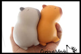 NEW - Capybara Squishy Squeeze Stress Ball Soft Doh Filling - Like Shaving Cream - Sensory, Fidget Toy