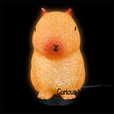 Capybara Lamp - Plug in Sparkle Light for Rooms - Cute Animal Shaped Night Light