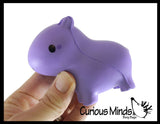 Capybara Slow Rise Squishy Toy - Memory Foam Spongy Stress Fidget Ball