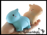 Capybara Slow Rise Squishy Toy - Memory Foam Spongy Stress Fidget Ball