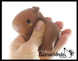 Capybara Slow Rise Squishy Toy - Memory Foam Spongy Stress Fidget Ball