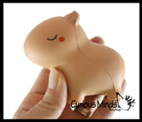 Capybara Slow Rise Squishy Toy - Memory Foam Spongy Stress Fidget Ball