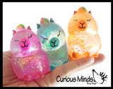 NEW - Capybara Sugar Ball - Thick Glue/Gel Syrup Molasses Stretch Ball - Ultra Squishy and Moldable Slow Rise Relaxing Sensory Fidget Stress Toy