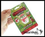 Christmas Grow a Character in Water - Add Water and it Grows Big - Fun Science Expanding Novelty Magic Absorbent Polymer Toy Winter Favor