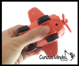 Toy Airplane and Helicopter - Eco Friendly Compostable Wheat Straw Plastic - Car with Wheels