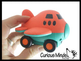 Toy Airplane and Helicopter - Eco Friendly Compostable Wheat Straw Plastic - Car with Wheels