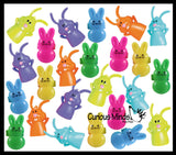 Easter Mix - Bunny Rings and Bunny Puppets - Fun Easter Party Favors Gifts Prizes