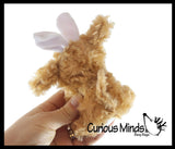 Easter Plush - Stuffed Dog with Bunny Ears - Mini Stuffie for Easter Baskets Gifts Cute Dino Puppy